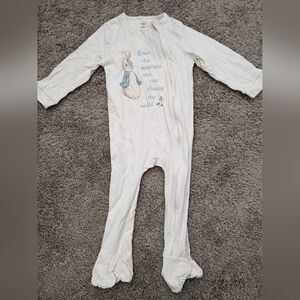 M&S Peter Rabbit Footed Pajama